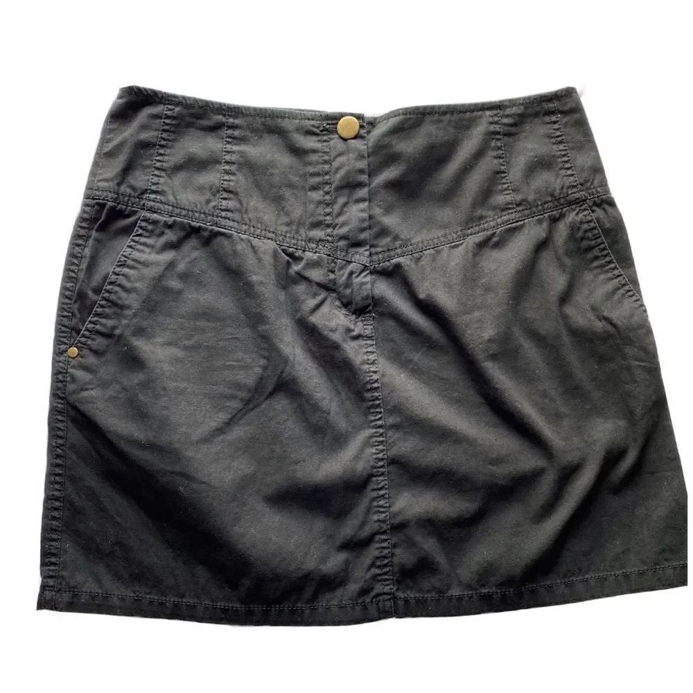 H&M Black A Line Mini Skirt with Pockets